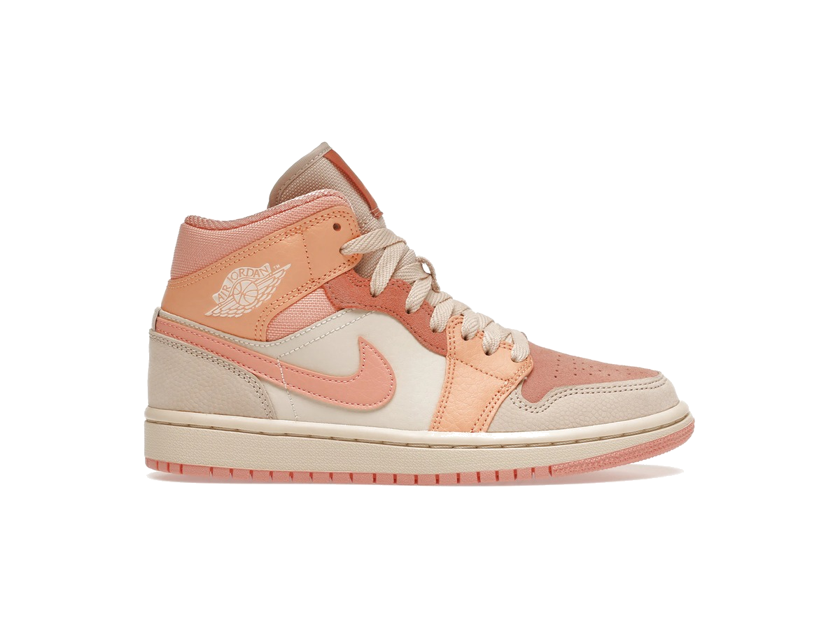 Jordan 1 Mid Apricot Orange (Women's)