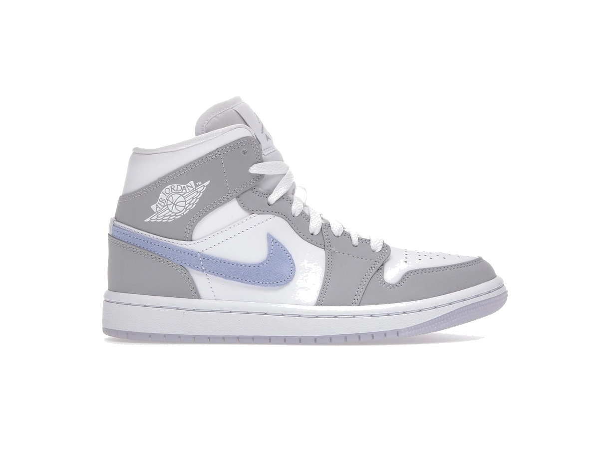 Jordan 1 Mid Wolf Grey Aluminum (Women's)