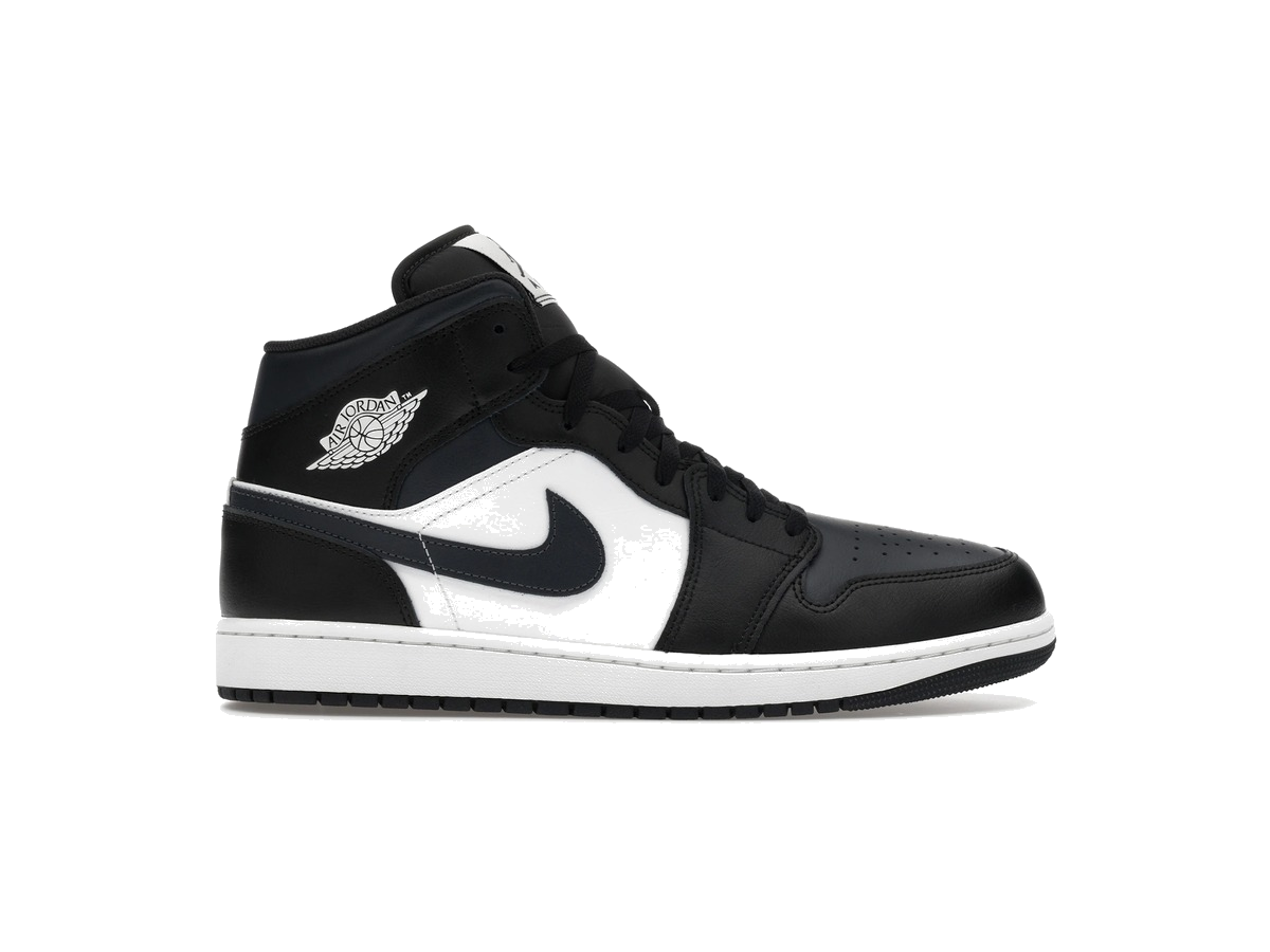 Jordan 1 Mid Off Noir Toe