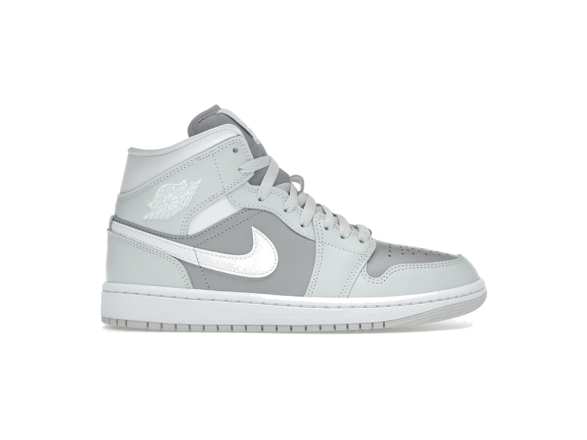 Jordan 1 Mid Photon Dust Atmosphere Grey (Women's)