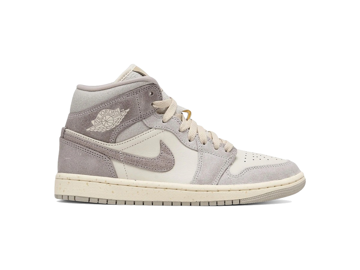 Jordan 1 Mid SE Light Iron Ore Enigma Stone (Women's)