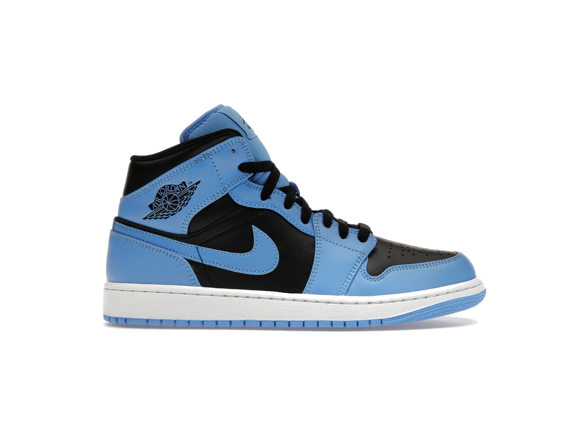 Jordan 1 Mid University Blue Black