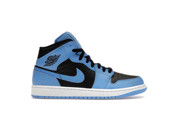 Jordan 1 Mid University Blue Black