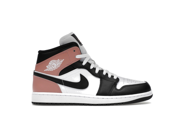 Jordan 1 Mid White Rust Pink Black