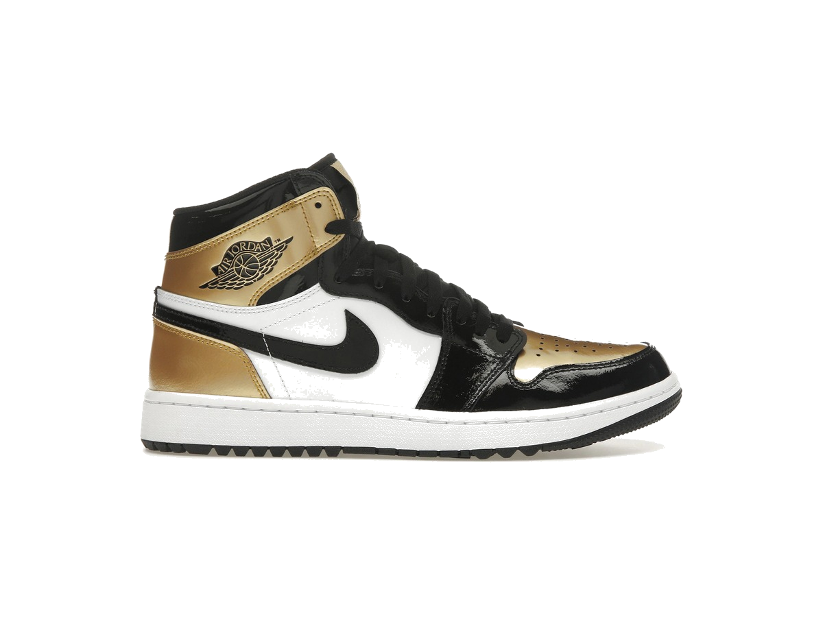 Jordan 1 Retro High Golf Patent Gold Toe