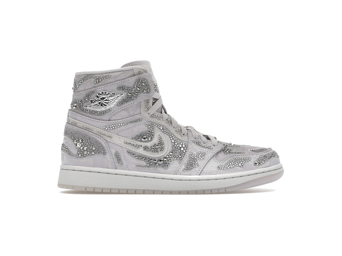 Jordan 1 Retro High OG Swarovski Vast Grey (Women's)