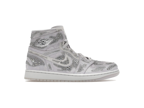Jordan 1 Retro High OG Swarovski Vast Grey (Women's)