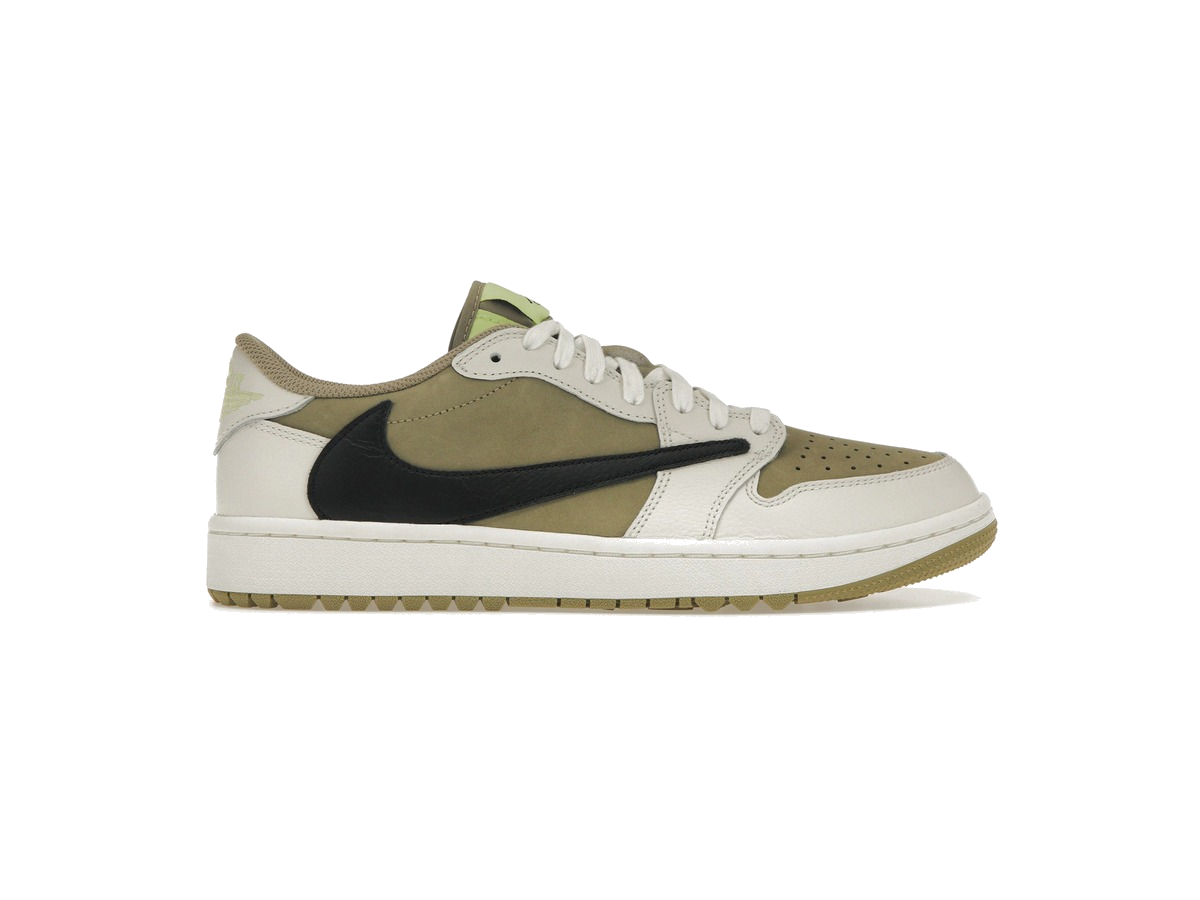 Jordan 1 Retro Low Golf Travis Scott Neutral Olive