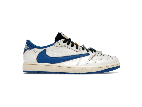 Jordan 1 Retro Low OG SP Fragment x Travis Scott Sail Military Blue