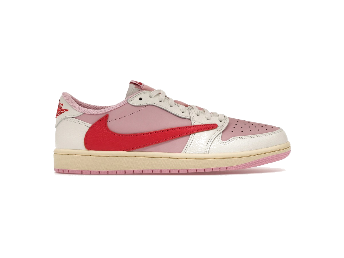 Jordan 1 Retro Low OG SP Travis Scott Sail Tropical Pink