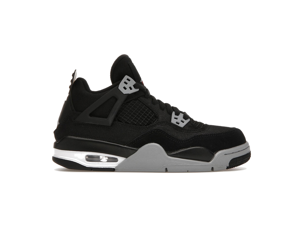 Jordan 4 Retro Black Canvas (GS)