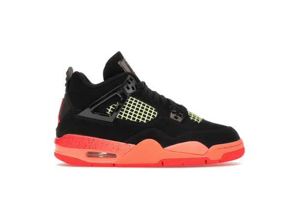 Jordan 4 Retro Black Infrared Barely Volt (GS)