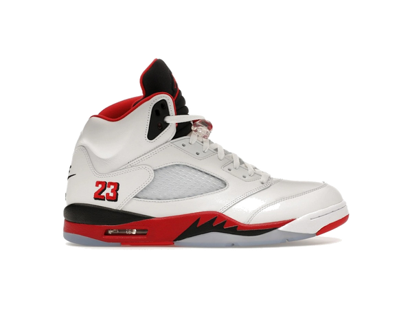 Jordan 5 Retro Fire Red Black Tongue (2025)