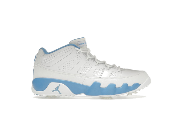 Jordan 9 Retro Low Golf White University Blue