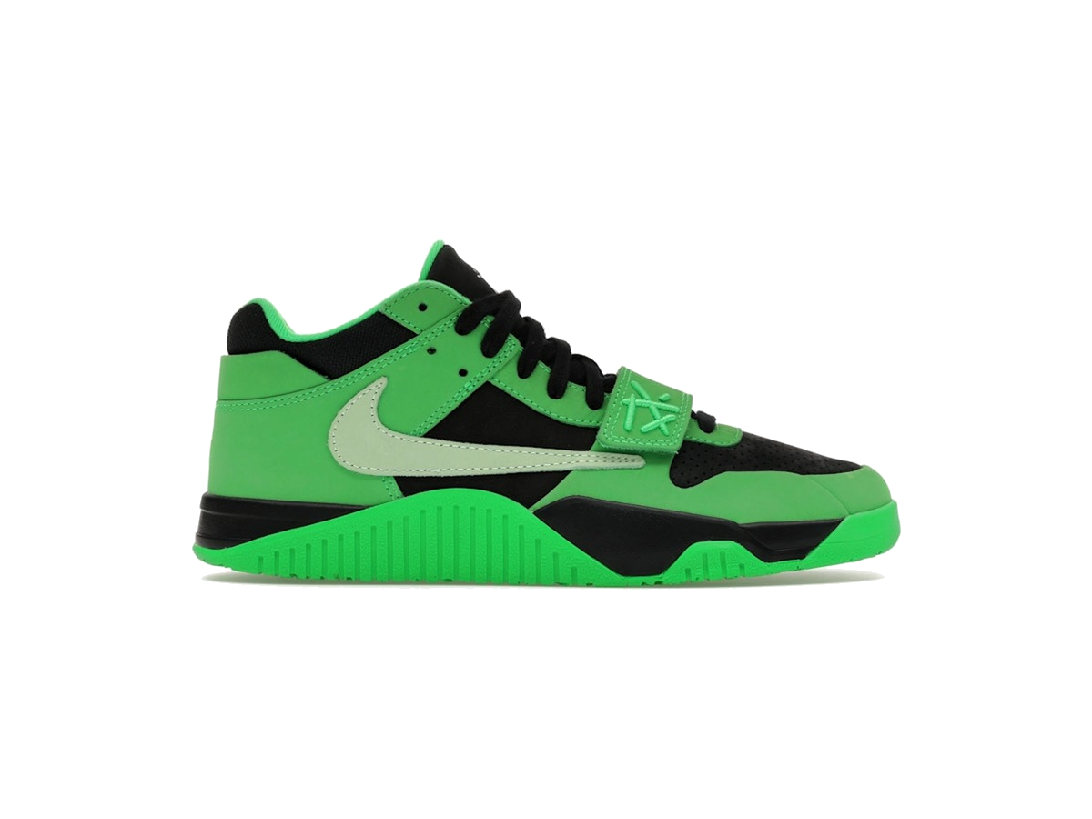Jordan CJ1 T-Rexx Travis Scott Green Spark