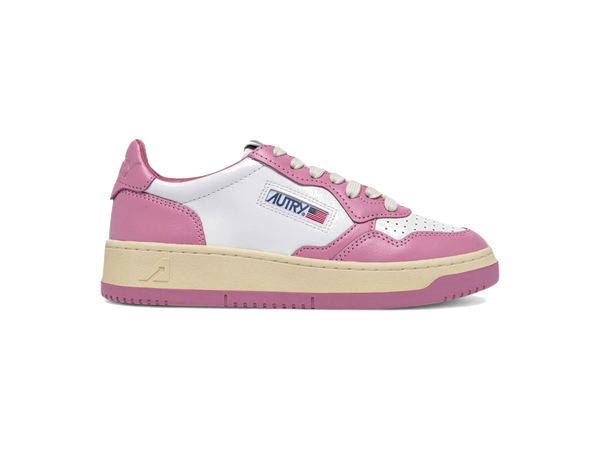 Autry Medalist Leather Low White Polignac