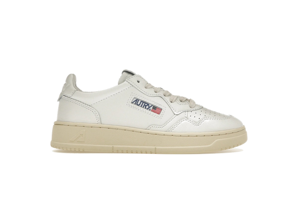 Autry Medalist Leather Low White (Women's)