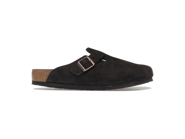 Birkenstock Boston Soft Footbed Suede Mocca