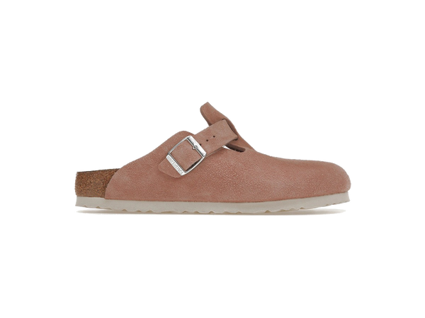 Birkenstock Boston Soft Footbed Suede Pink Clay