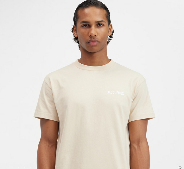 Le t-shirt Jacquemus Cream – vue 2