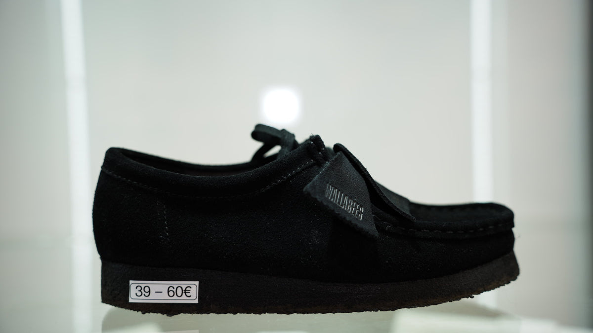 Clarks Originals Wallabee Boot Black Suede