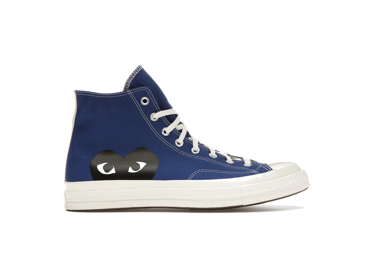Converse Chuck Taylor All Star 70 Hi Comme des Garcons PLAY Blue Quartz