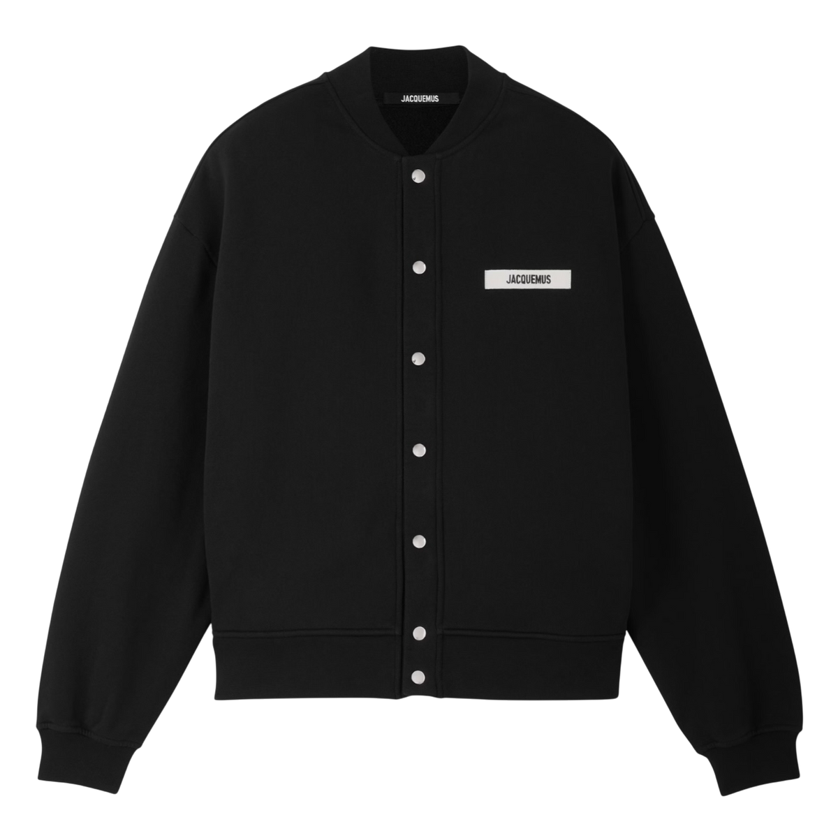 Le Cardigan Gros Grain Jacquemus Black – vue principale