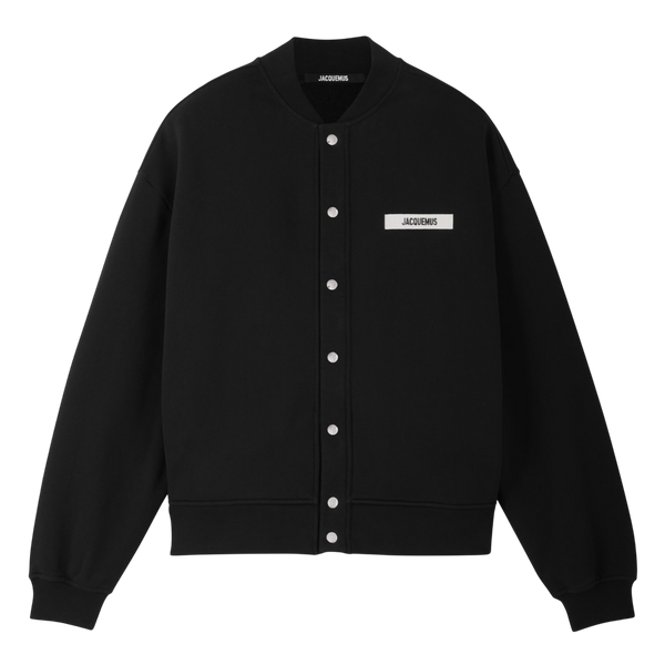 Le Cardigan Gros Grain Jacquemus Black – vue principale
