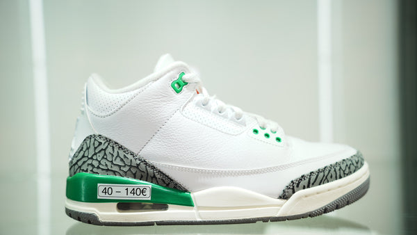 Jordan 3 Retro Lucky Green (Women's)