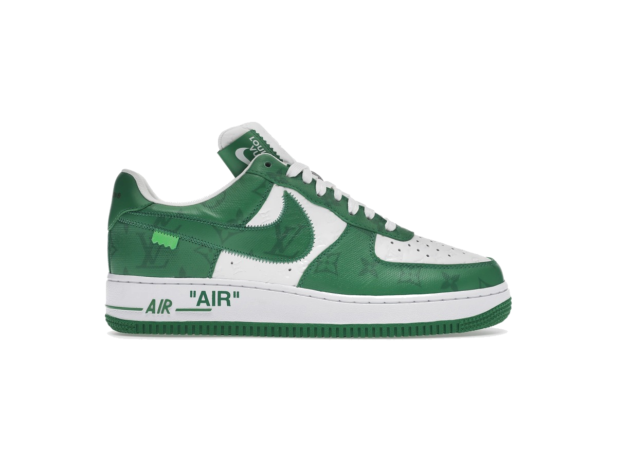 Louis Vuitton Nike Air Force 1 Low By Virgil Abloh White Green