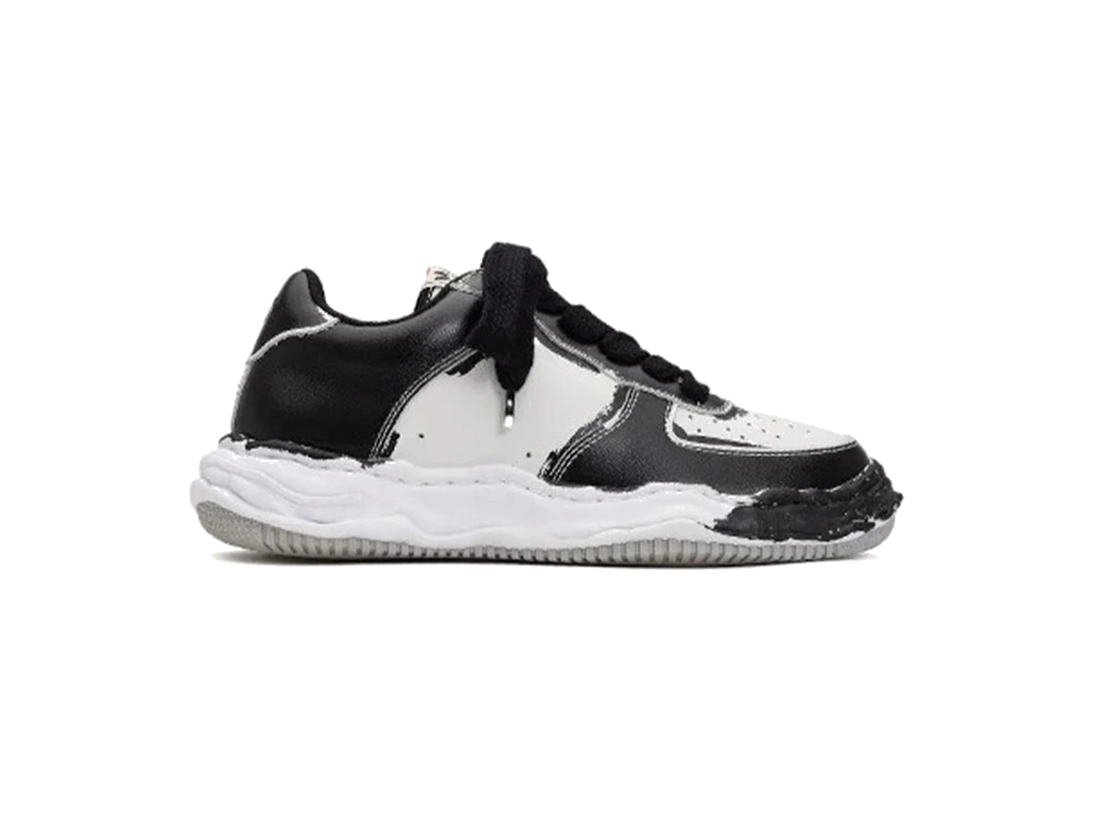 Maison Mihara Yasuhiro Wayne OG Sole Printed Leather Low Black White