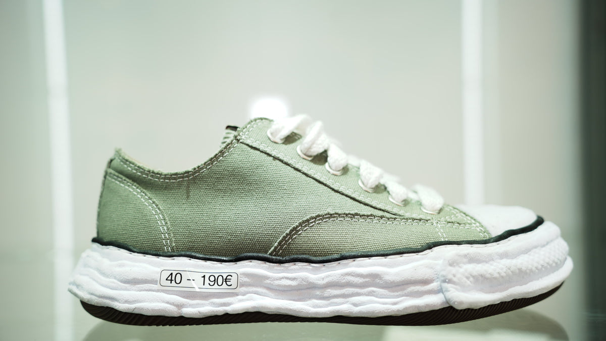 Maison Mihara Yasuhiro Peterson 23 OG Sole Canvas Low Green