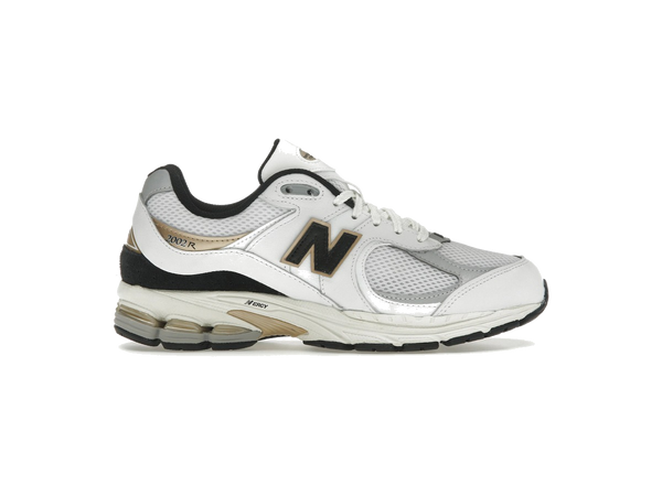 New Balance 2002R White Black Gold Metallic