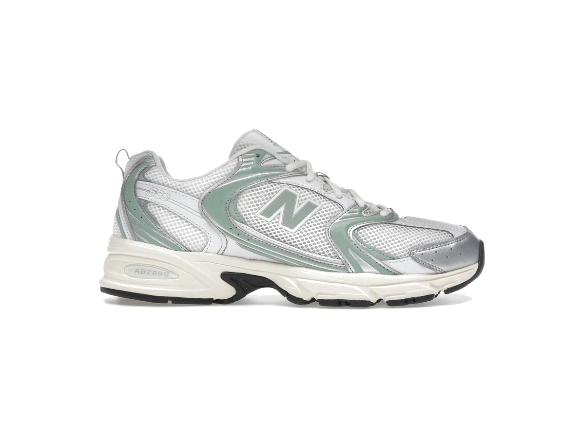 New Balance 530 Silver Metallic Mosaic Green