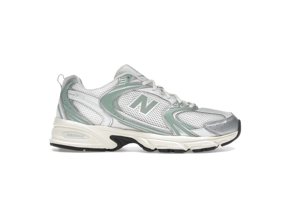 New Balance 530 Silver Metallic Mosaic Green