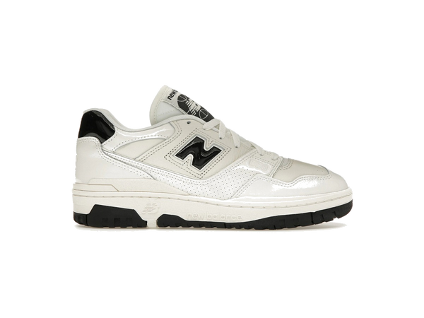 New Balance 550 Sea Salt Black Patent