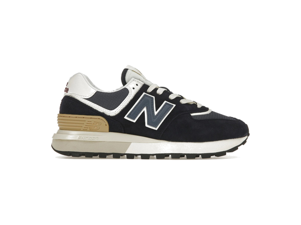 New Balance 574 Navy White Beige