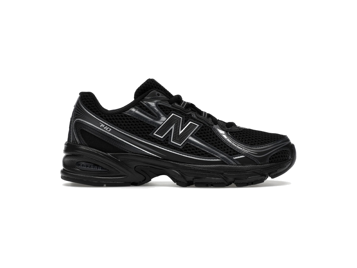 New Balance 740 Black Silver Metallic (GS)