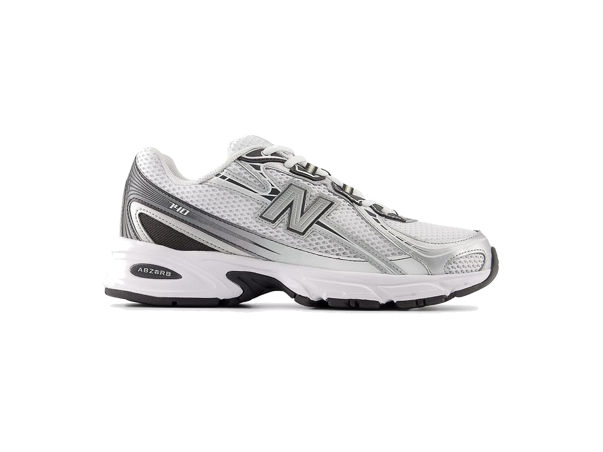 New Balance 740 White Metallic Silver Black