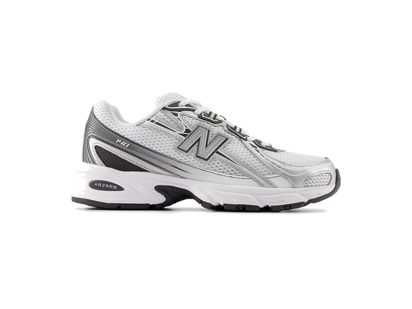 New Balance 740 White Metallic Silver Black