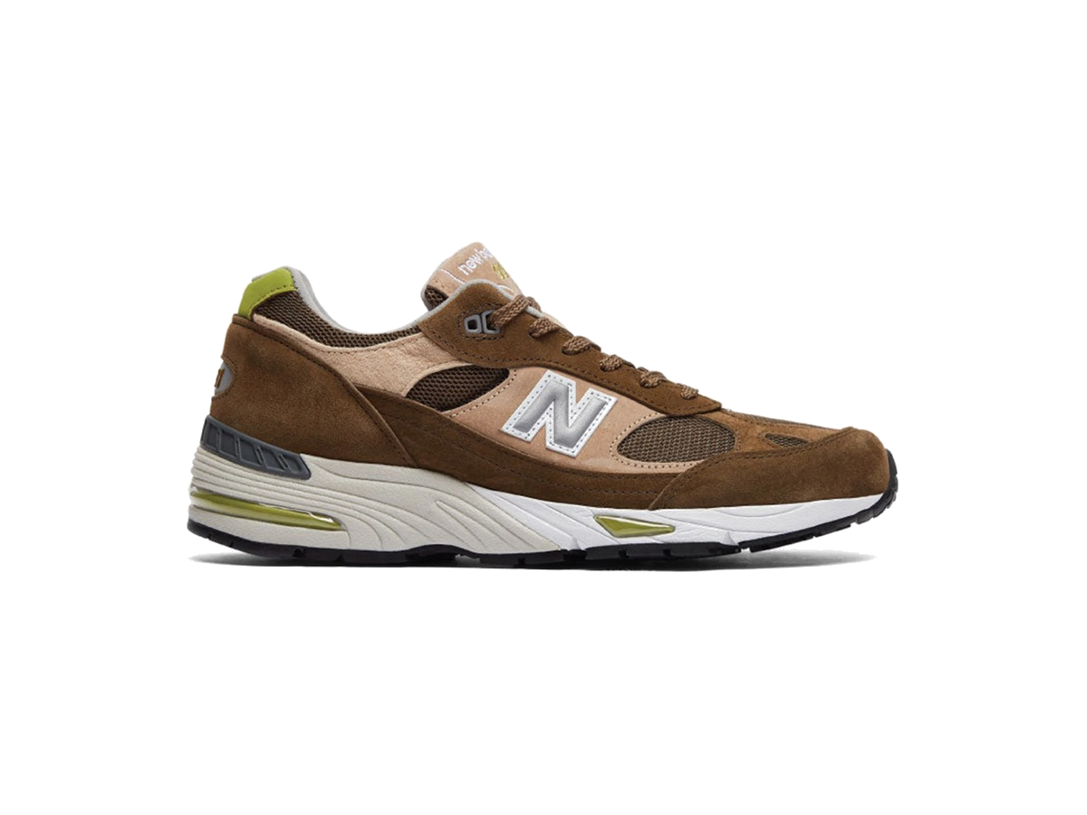 New Balance 991 MiUK Brown Tan Green