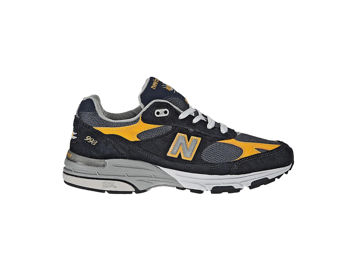 New Balance 993 MiUSA Navy Yellow