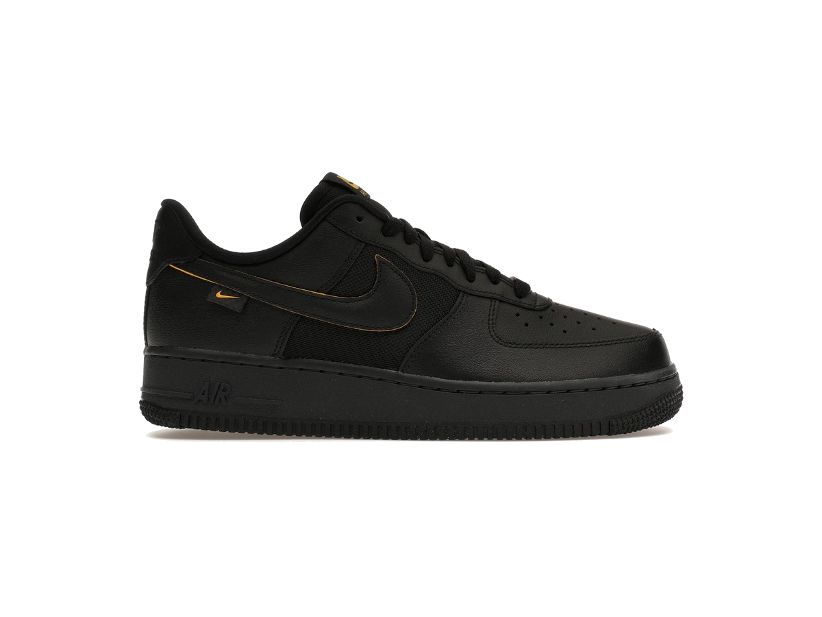 Nike Air Force 1 Low '07 Ballistic Mesh Black University Gold