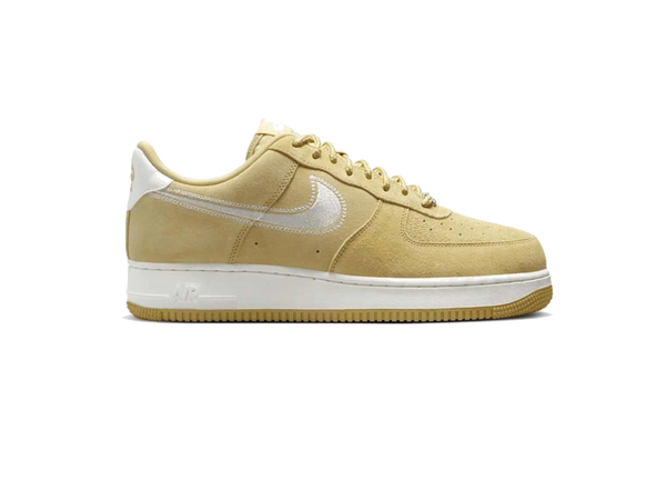 Nike Air Force 1 Low '07 LV8 Buff Gold Sail Embroidered Swoosh