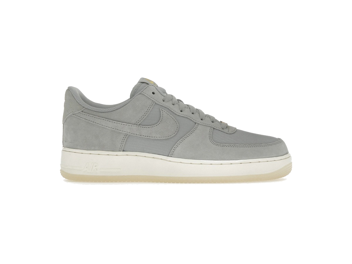 Nike Air Force 1 Low '07 LV8 Light Smoke Grey Metallic Gold Pale Ivory