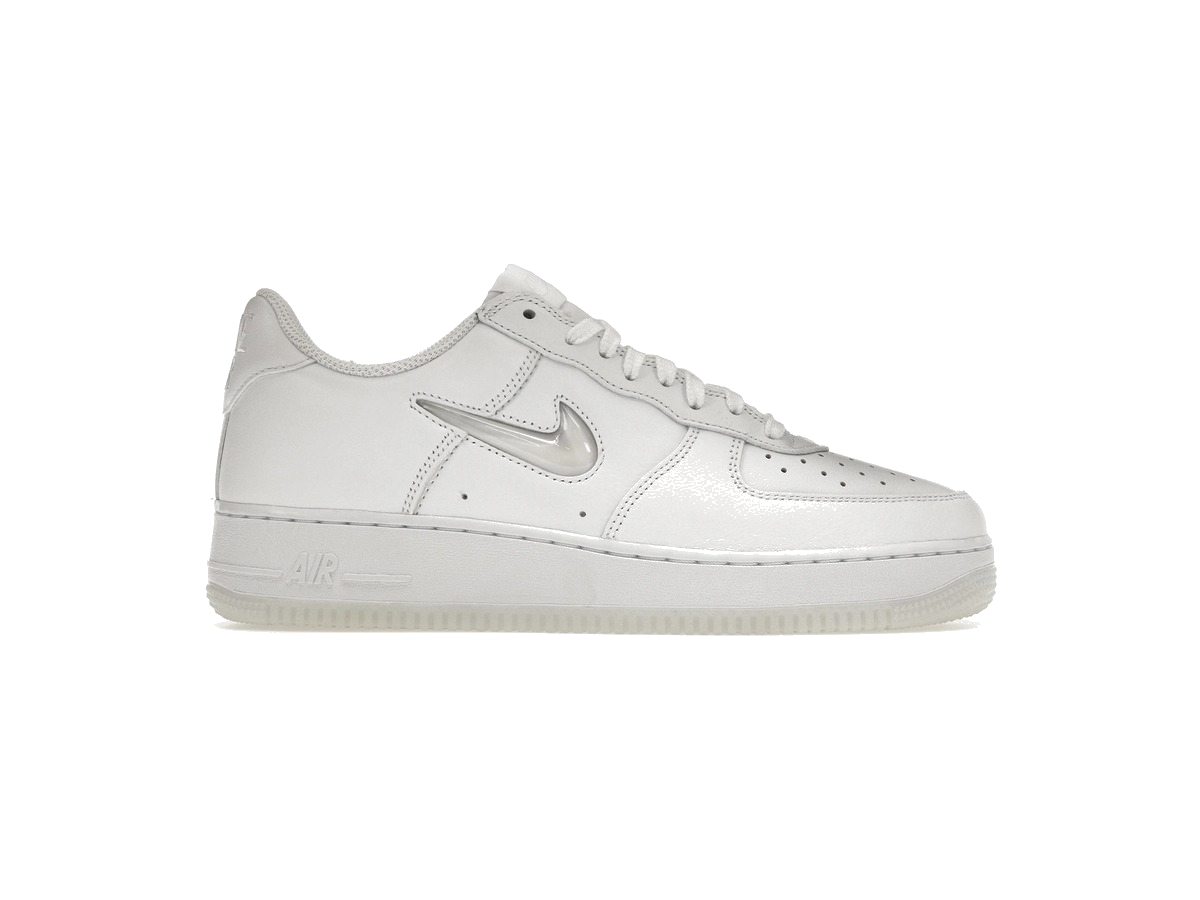 Nike Air Force 1 Low '07 Retro Color of the Month Jewel Swoosh Triple White