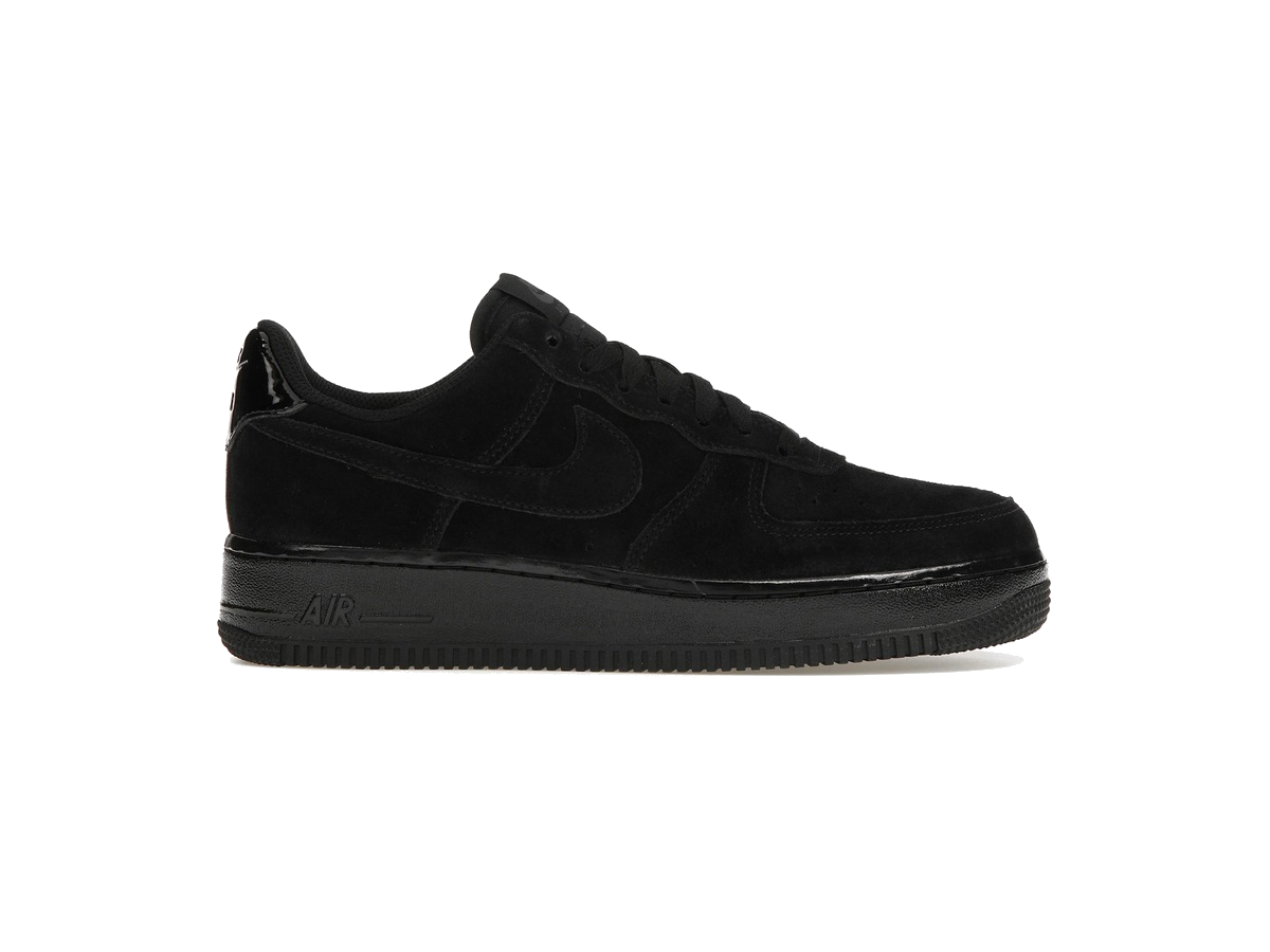 Nike Air Force 1 Low '07 Triple Black Suede (Women's)