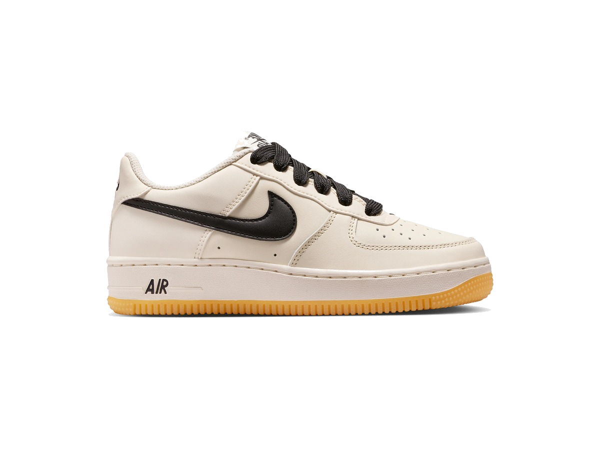 Nike Air Force 1 Low LV8 Soft Pearl Gum Black (GS)