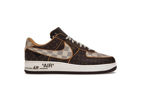 Louis Vuitton Nike Air Force 1 Low Monogram Brown Damier Azur