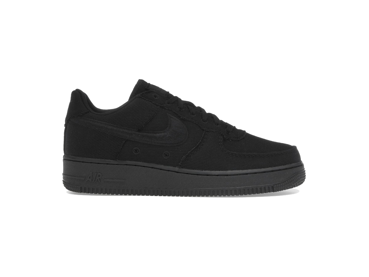 Nike Air Force 1 Low Triple Black Canvas